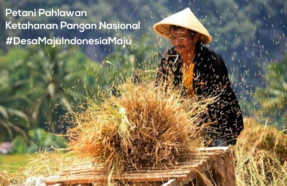 Salut banget buat semua petani yg terus berjuang agar masyarakat tetep bisa makan di tengah pagebluk COVID-19. Kalian pahlawan bangsa! #DesaMajuIndonesiaMaju
