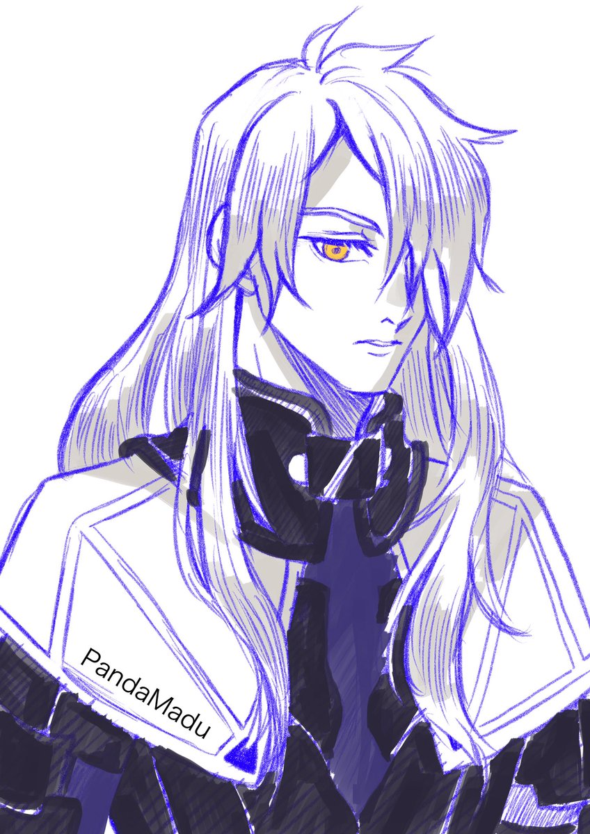 FGO「Galahad Alter doodle fate fateRequiem 」PandaMadu (Health
