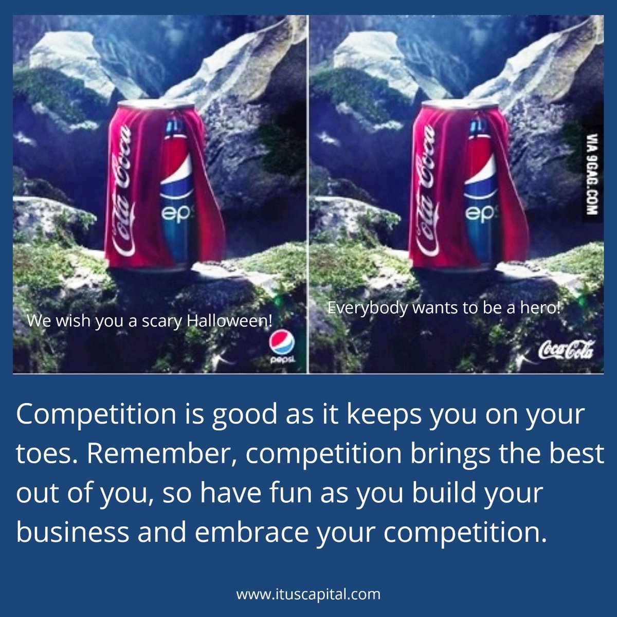 ItusCapital's tweet image. "Revisiting advertising from 5 years back"
#mondaymotivation #competitionisgood #competitionbringsthebestoutofyou #havefun #buildyourbusiness #embraceyourcompetition #Coke #Pepsi #PepsiCo
