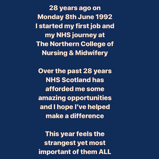 Clarabell67's tweet image. I am proud to work for NHS Scotland. I am proud to work with @NHSNSS 💚🌈💙

#proudtoworkforthenhs 
#twentyeightyearservice
#nhs 
#nhsscotland