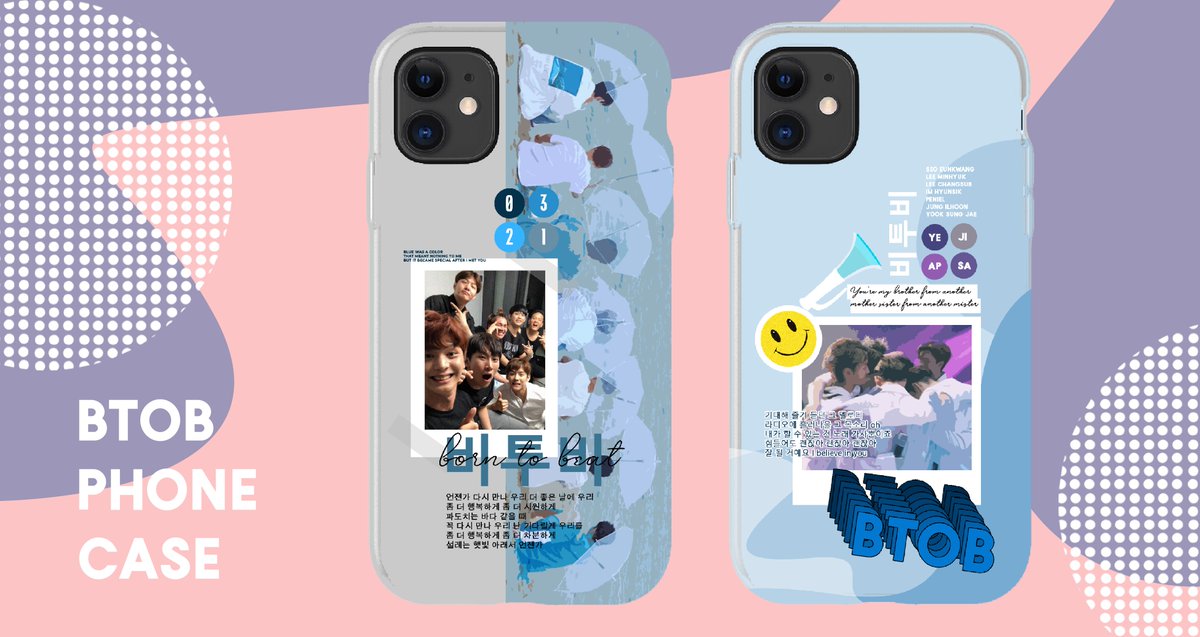 Collection 2 | Pentagon & BTOB Phone casesPre-order link:  https://bit.ly/3gYVrTr Available units:  https://bit.ly/2BJOyVS For questions/inquiries dm me.