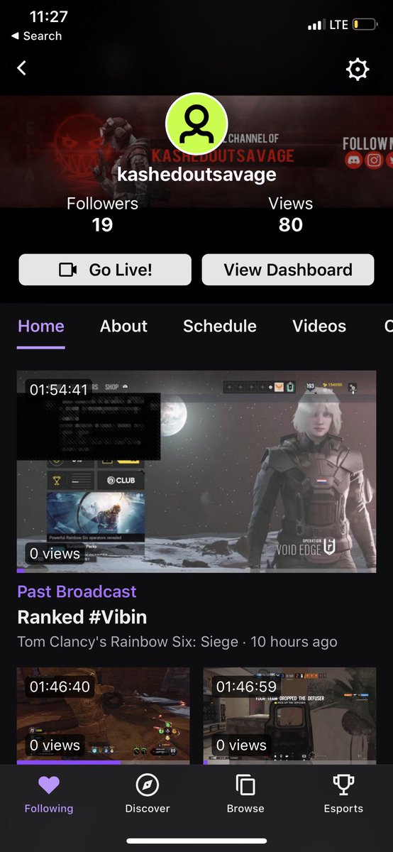 out_kashed's tweet image. Hey guys!! I’m almost 20 followers! Any help with be great✊🏽❤️. Love you guys for supporting me! #twitch #RoadToAffiliate #SmallStreamersConnect #RainbowSixSiege  twitch.tv/kashedoutsavage