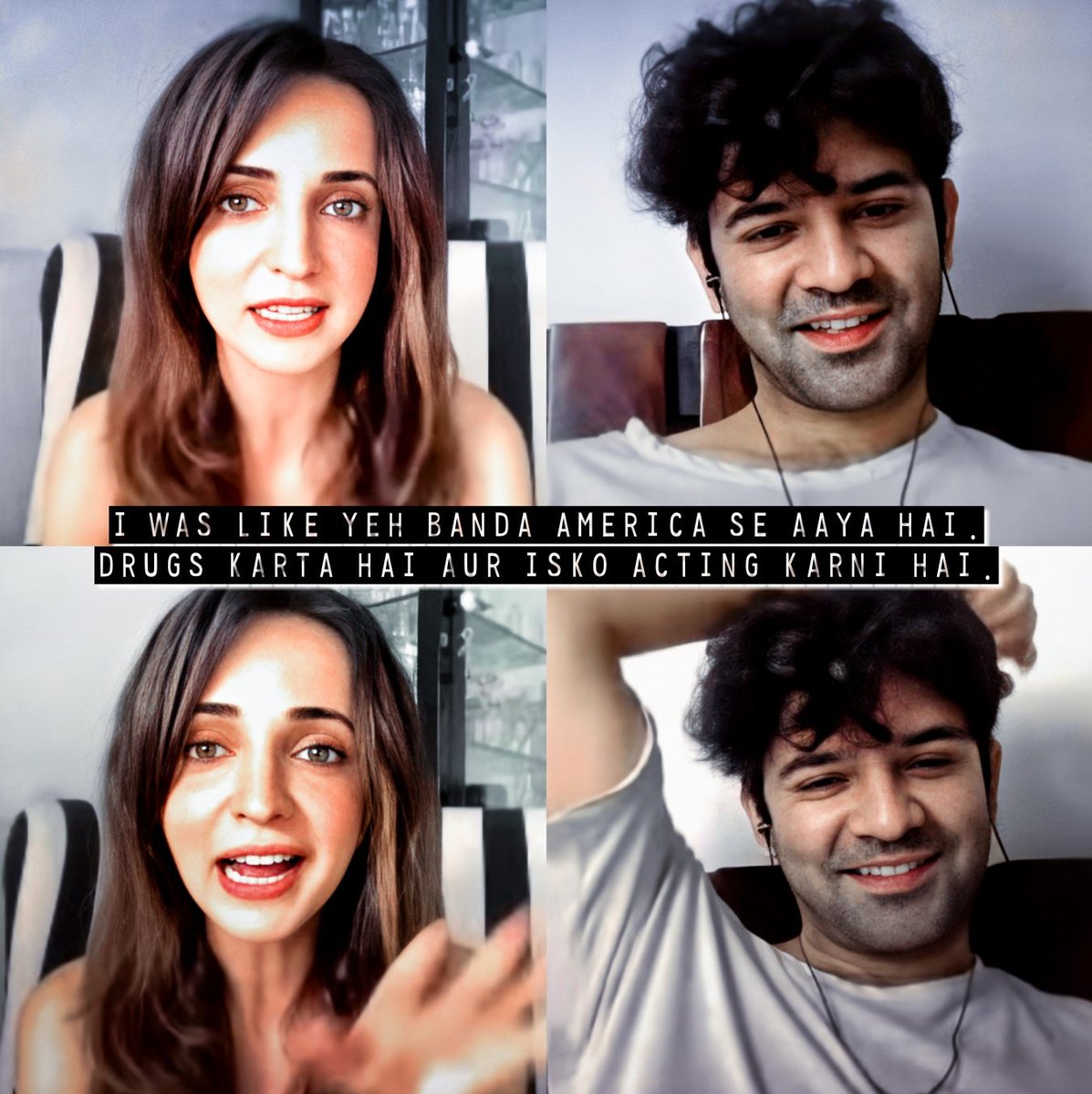 (Continued)Sanaya's first impression of Barun:• From America • Drug addict • Wants to act  #IPKKND9YearsLiveWithSarun  #IPKKND  #SaRun
