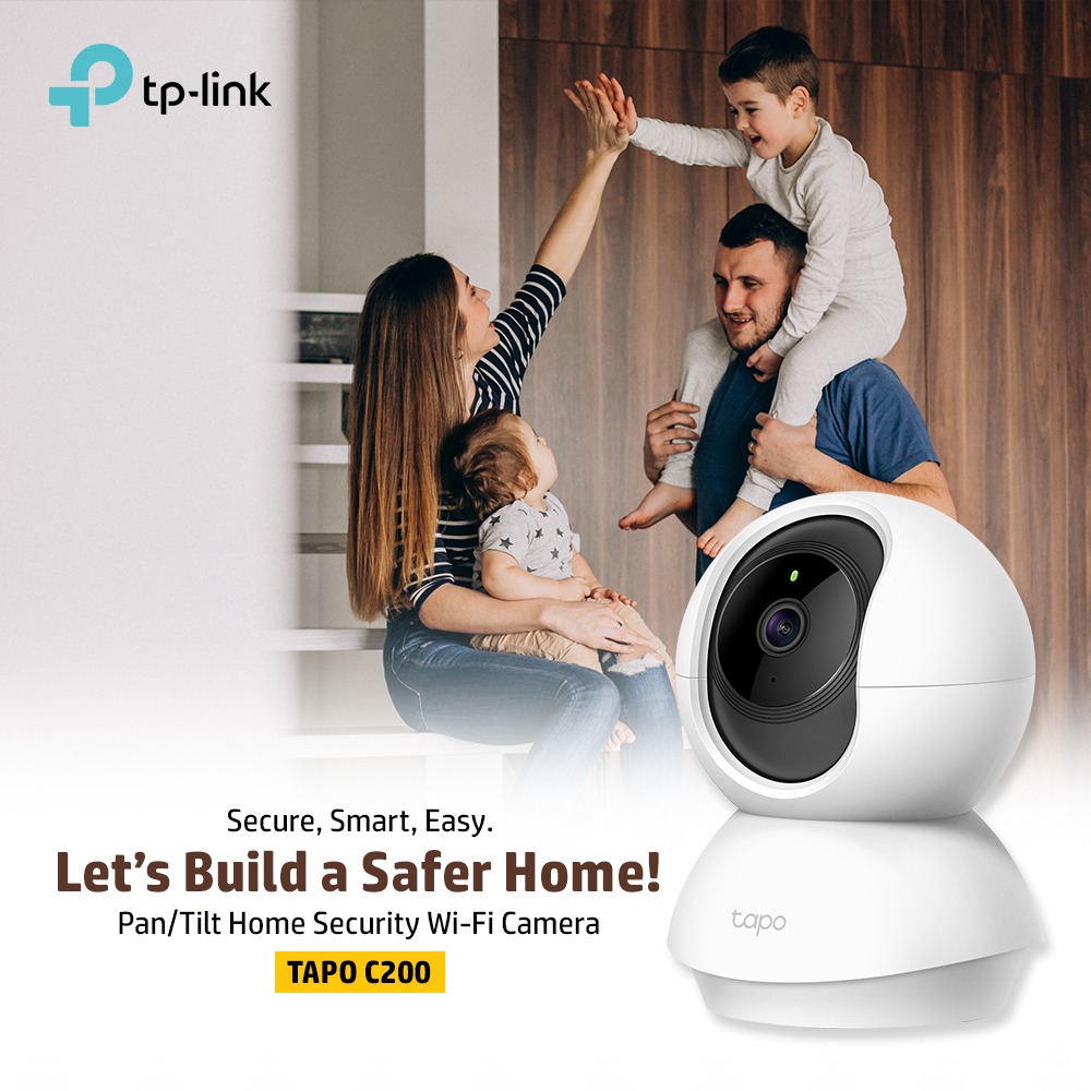 TP-Link India on X: Smart and Secure home with Tapo C200 home security  Wi-Fi camera. #smart #secure #motiondetection #nightvision #privacymode  #tapocameraapp  / X