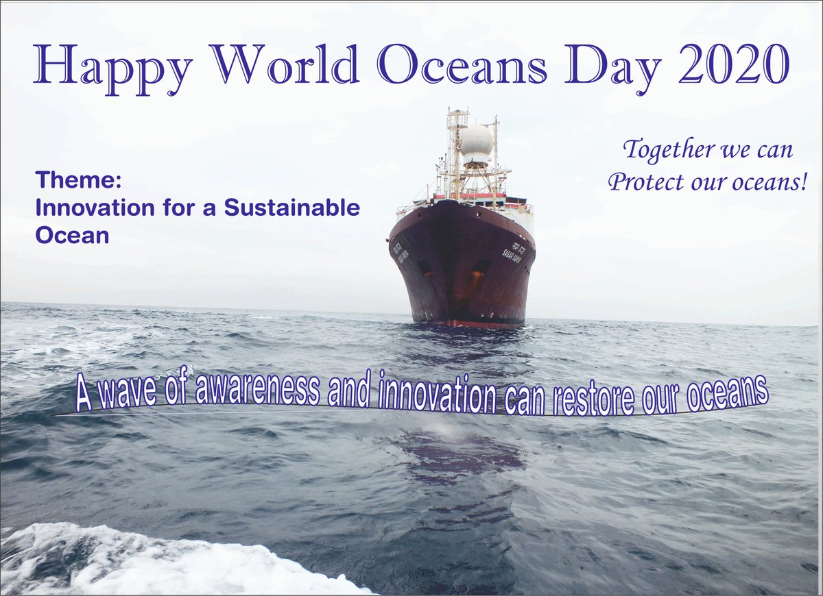 Ncpor Happy World Oceans Day Let S Look For A Sustainable Solution To The Challenges That Humans Pose To Oceans With This Year S Theme Innovation For A Sustainable Ocean Worldoceansday Togetherwecan