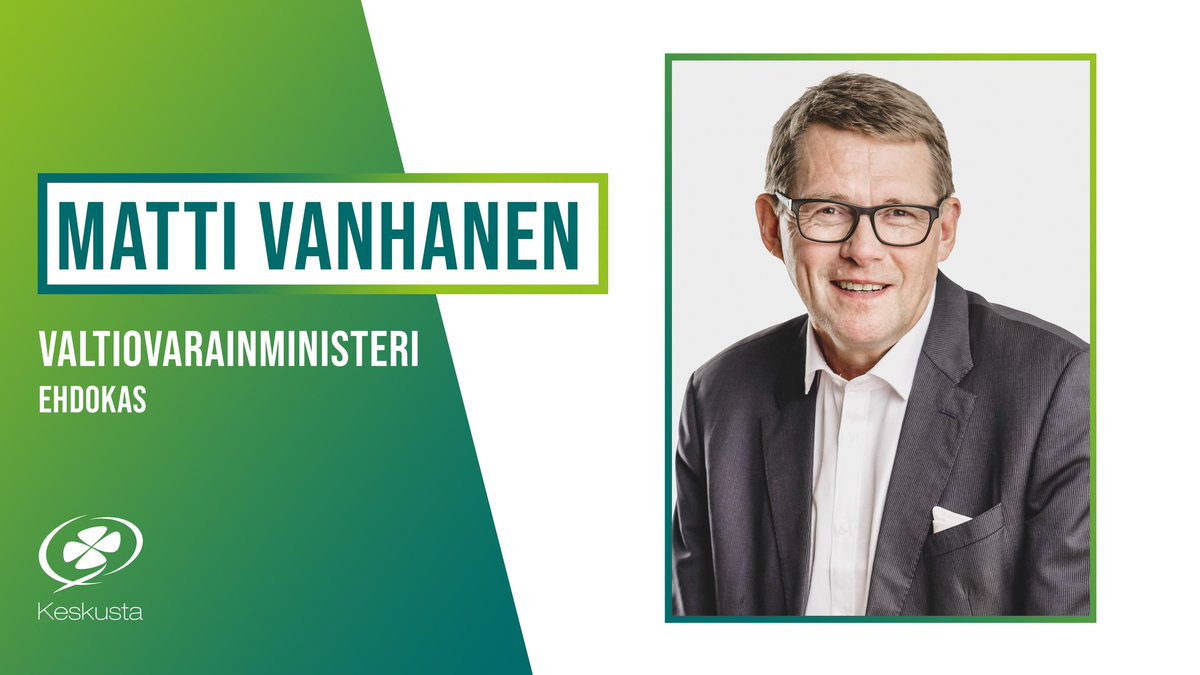 Keskustan ja puolueen puheenjohtaja <a href="/KatriKulmuni/">Katri Kulmuni</a>'n ehdokas uudeksi valtiovarainministeriksi on Matti Vanhanen.
<a href="/VanhanenMatti/">Matti Vanhanen</a>
#politiikka
#keskusta
#hallitus