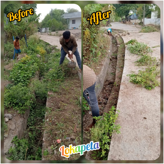 MPO_Eligaid's tweet photo. లోకపేట గ్రామంలో మురికి కాలువ వద్ద గల పిచ్చి మొక్కలు తొలగించి,మురికి కాలువను క్లీన్  చేయటం జరిగింది. ఈ కార్యక్రమంలో సర్పంచు, గ్రామ స్పెషల్ ఆఫీసర్ మరియు పంచాయతి కార్యదర్శి  గార్లు పాల్గొన్నారు.
@DPO_PDPL
@Collector_PDPL https://t.co/ldg6LzWQgw
