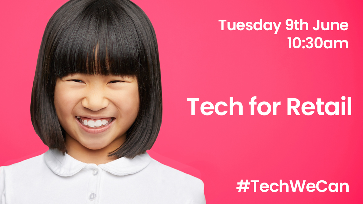 Don't miss tomorrow's #TechWeCan free online lesson for kids aged 10-13, with teacher @KKing_5, to hear all about how #tech is being used in retail &amp; what the future of shopping might look like. Register &amp; catch up on previous lessons here bit.ly/3axDF50 #HomeSchooling