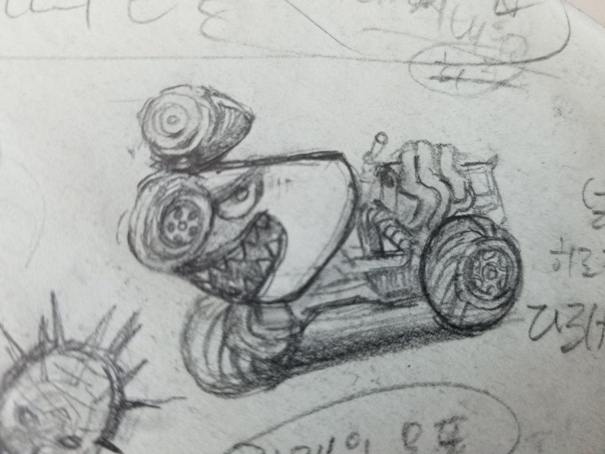 大学に入る前に塾で描いた落書き2 