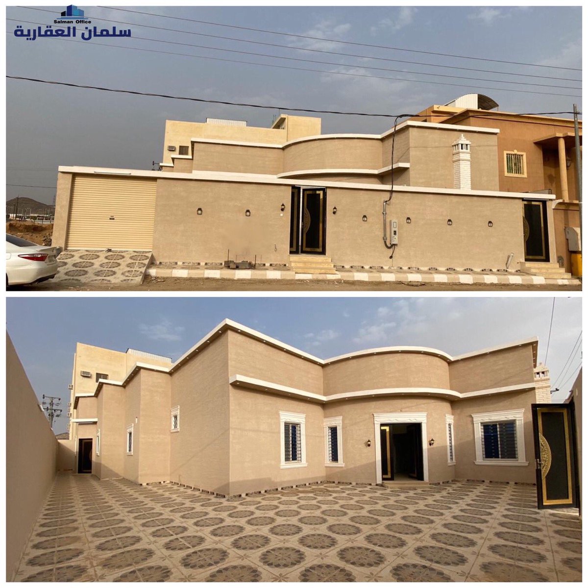 مؤسسة سلمان العقارية No Twitter للبيع بيت دور ارضي في عفيف مخطط مسجد العيد خلف قهوة مرسال مساحة الارض 600 مسطح البناء 382 يتكون البيت من مشب مجلس مقلط