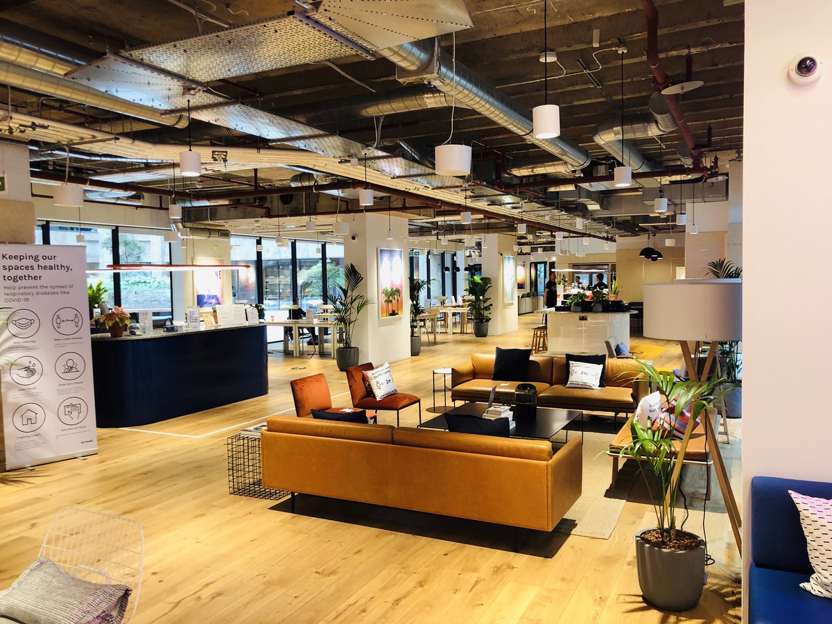 For the price of a hot desk you can now have an entire #wework building to yourself in central London.  There’s never been a better time to join a solo-working space 🙃