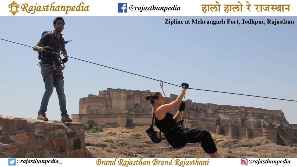 Rajasthanpedia_'s tweet photo. Zipline at Mehrangarh Fort
Jodhpur, Rajasthan
#zipline #zipping #flyingfox
#adventure #FlyingFoxZip
#flyingfoxzipline #mehrangarh #mehrangarhfort
#mehrangarhfortjodhpur
#jodhpur #jodhpurdiaries
#jodhpurcity #jodhpurbluecity
#jodhpurtourism #bluecityjodhpur
#ziplineindia https://t.co/RAUGsaFmiC