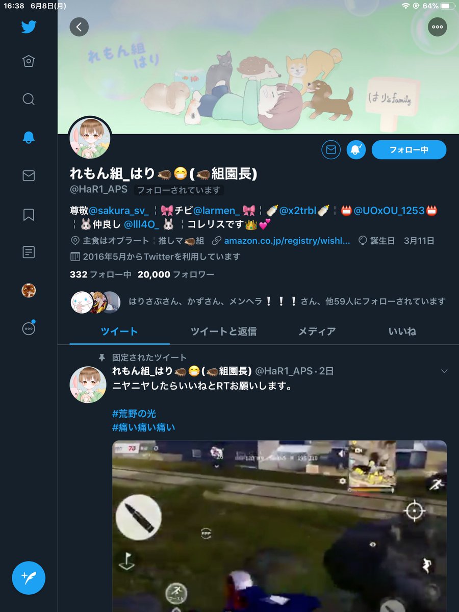 のんぶぅ坦々麺🦔 tweet media