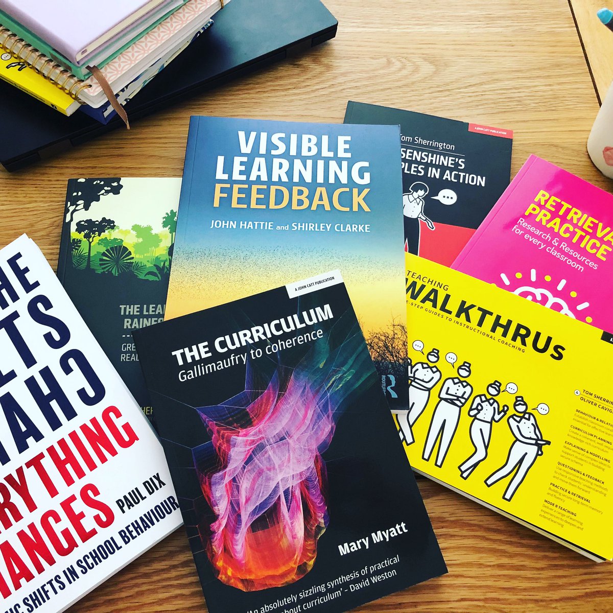 Going over some research today to ensure we are offering the best quality support for early career teachers and NQTs next academic year. Need lots of tea today! <a href="/teacherhead/">Tom Sherrington</a> <a href="/MaryMyatt/">Mary Myatt</a> <a href="/pauldix/">Paul Dix</a> <a href="/87History/">Kate Jones</a> <a href="/shirleyclarke_/">Shirley Clarke FCCT</a> #johnhattie