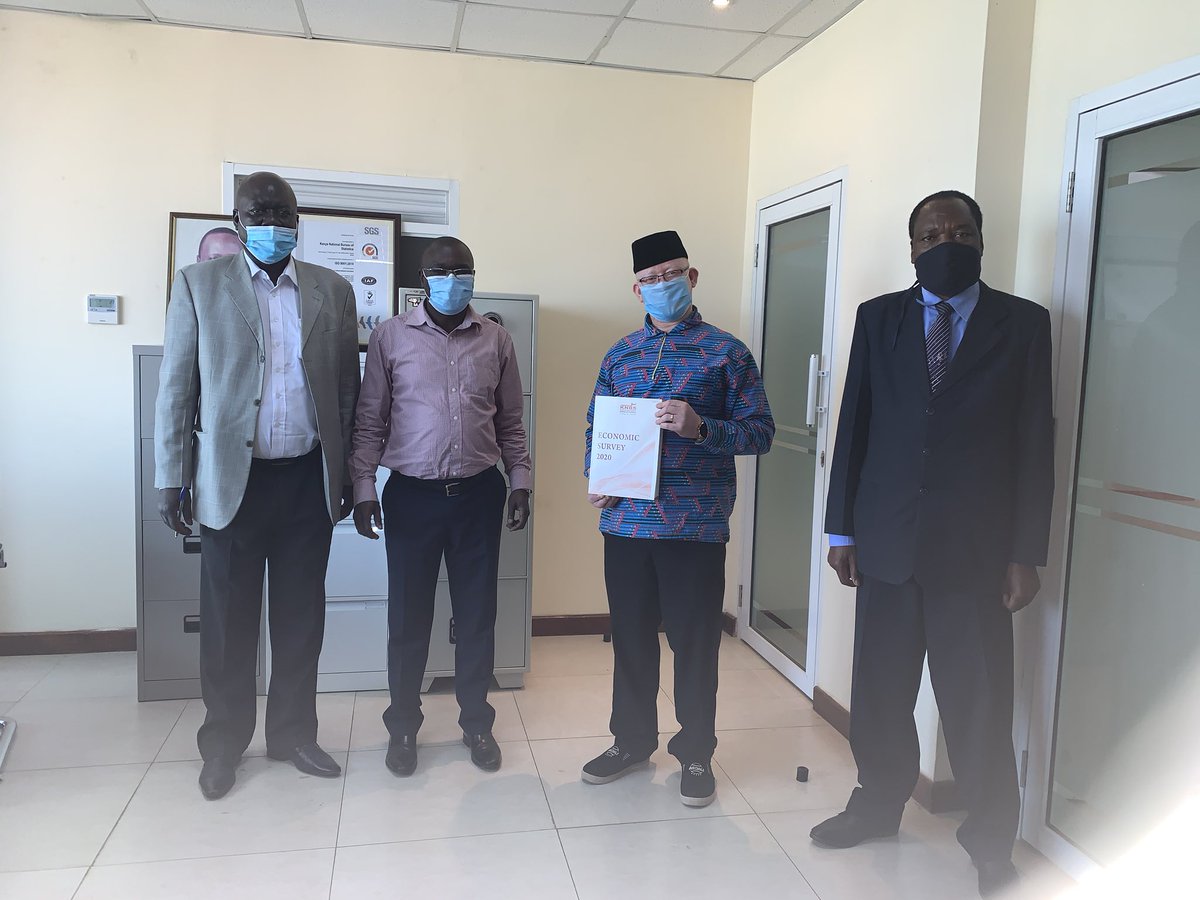 MwauraIsaac1's tweet photo. 1/2Consultations with officials of the Kenya National Bureau of Statistics (KNBS) led by Mr. McDonald Obudho on how to make sure that the 2018 census results R disaggregated in special reports (Monographs) for Disability Intersex n albinism variables within the Kenyan population https://t.co/2j62daUcTh