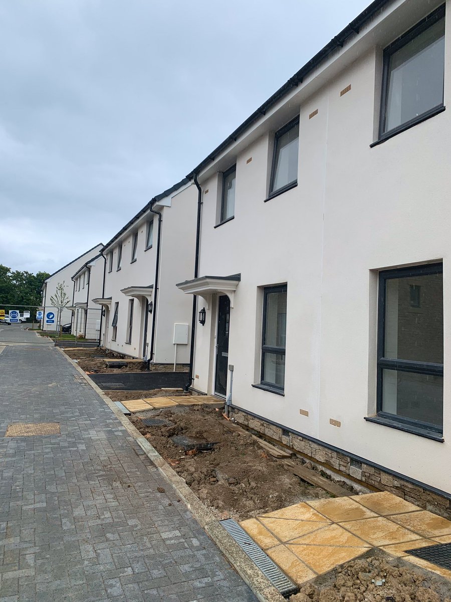 stephen_teagle's tweet image. New homes for rent and sale at St Clare Penzance helping to provide homes for key workers and local first time buyers. Really good to see work in progress and a focus on providing new homes. #responsibledevelopment