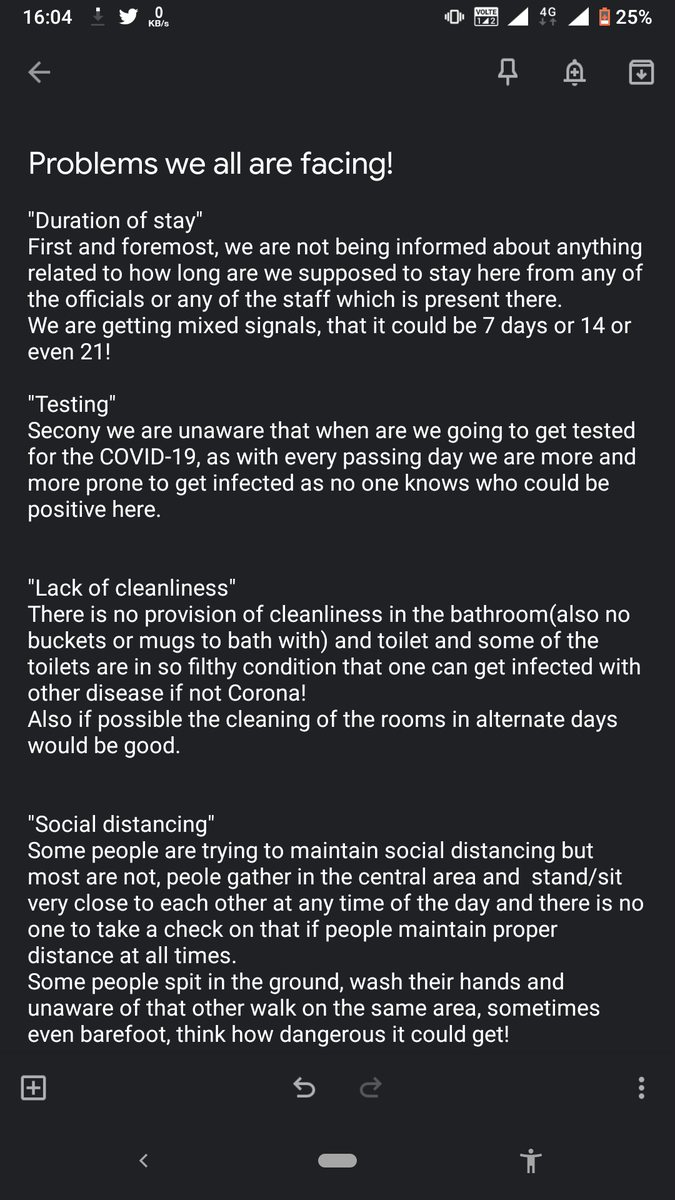 JangwanChirps's tweet photo. @MoHFW_INDIA @PIBDehradun @BJP4UK
@tsrawatbjp @UttarakhandITDA  @DDMA_Dehradun  Here i am attaching the picture of an application regarding issues we are facing in the quarantine center(Banda Bahadur Boys hostel), please look into that matter and try to resolve it, thank you. https://t.co/B42ajWfCIS