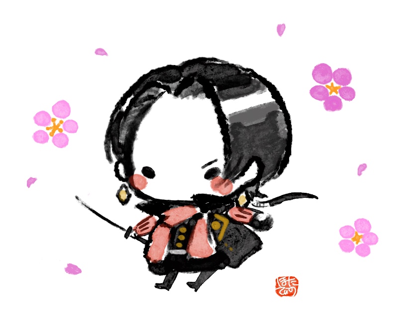 加州清光 「加州さん 」|ほたてぃーの@グッズ通販受付中のイラスト