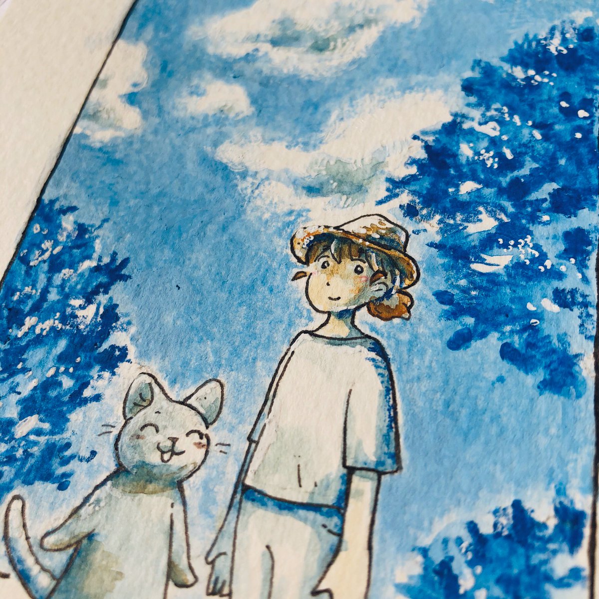ぽつぽつと気が向くままに描いていきたいと思います。
ログイン必要だったときに投稿してくれた中から1枚。 