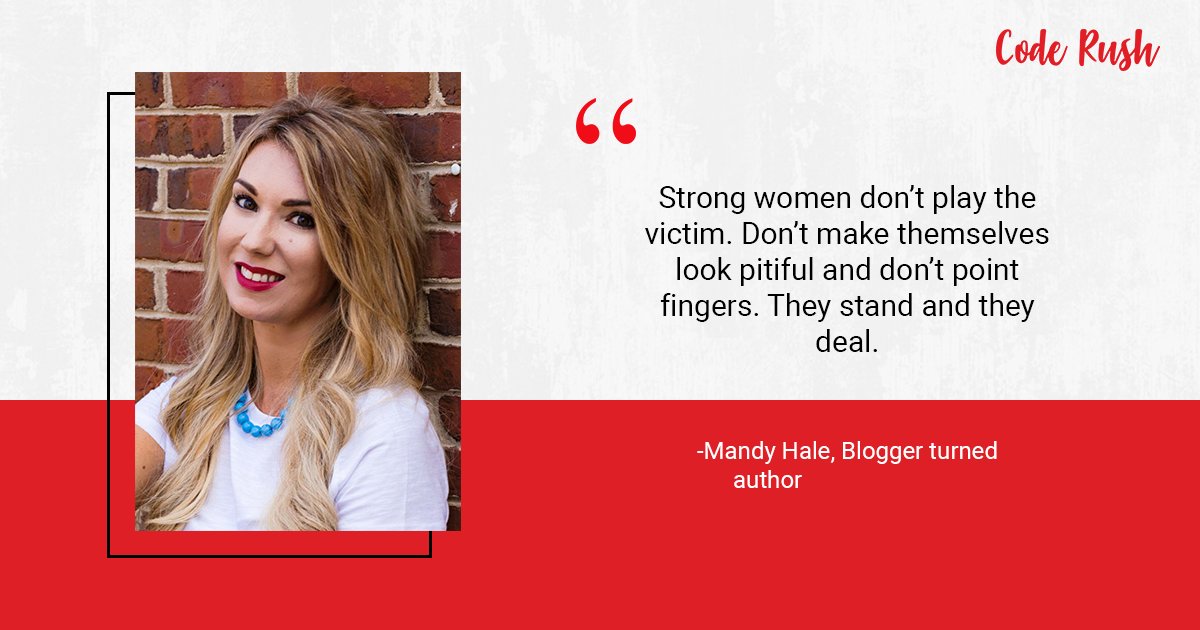 Mandy Hale is affectionately known around the world as 'The Single Woman. In just over three years, Mandy has garnered a massive Twitter following of a half a million people from across the globe.
#MotivationMonday #WomenAuthor #WomenPower