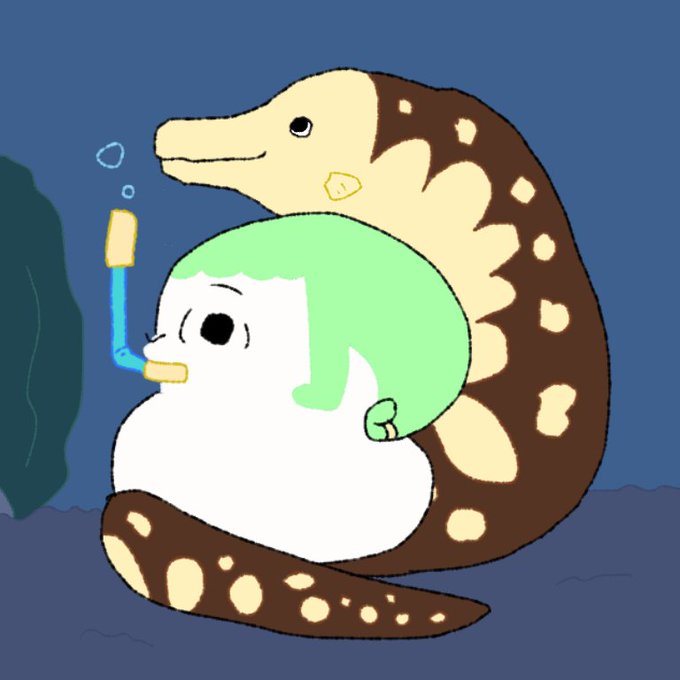 ウツボのtwitterイラスト検索結果 古い順
