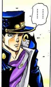 cause in comparison in the anime they made him less expressive, you'd be shocked to find that they just made jotaro pull irritated faces instead of being scared for some reason? and hell his tears at the end werent even visible