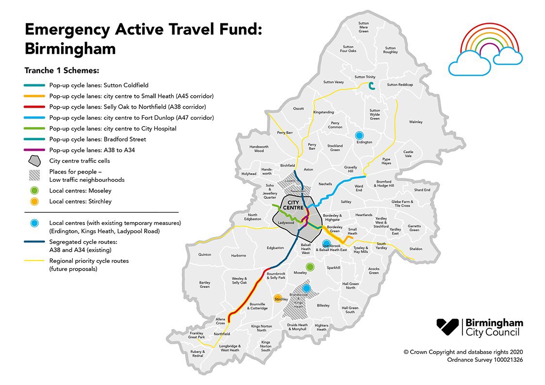 Sustrans West Midlands (@sustranswmids) on Twitter photo Superb initial covid response plan to be delivered in #Birmingham inside 8 weeks with much more to follow when more funding is released in July. We will be adding these schemes to our #spacetomove map so people can feedback. Well done <a href="/BhamCityCouncil/">Bham City Council</a> 👏
birmingham.gov.uk/news/article/6… Superb initial covid response plan to be delivered in #Birmingham inside 8 weeks with much more to follow when more funding is released in July. We will be adding these schemes to our #spacetomove map so people can feedback. Well done <a href="/BhamCityCouncil/">Bham City Council</a> 👏
birmingham.gov.uk/news/article/6…