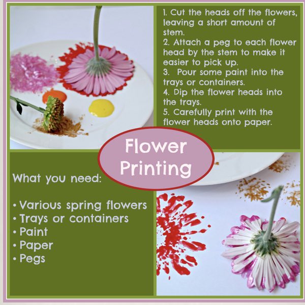NansenSchool's tweet photo. EYFS Let’s try flower printing today!!#homeschooling #FlowerPrinting #LetsGetCreative #EYFS https://t.co/aiY66w9Qln