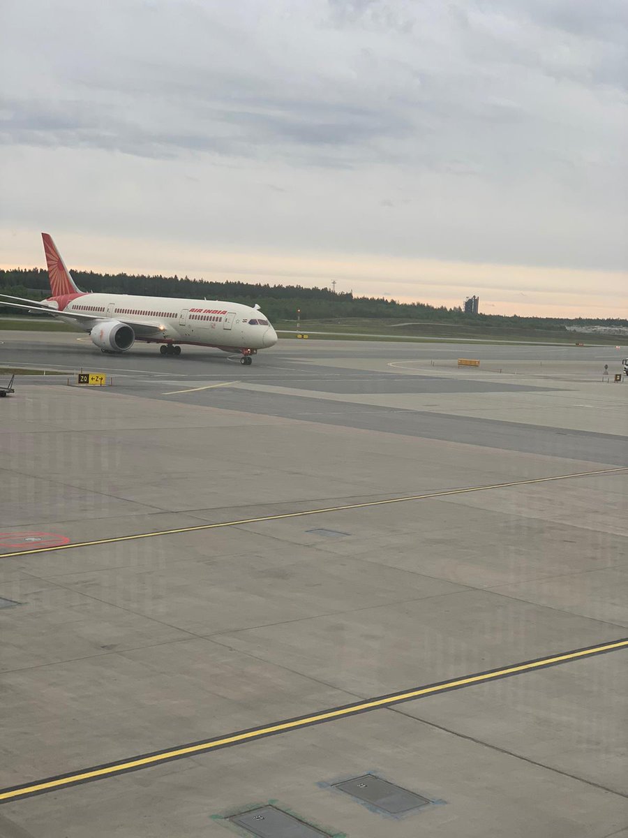 IndiainSweden's tweet photo. AI flight 168D departed with 212 passengers and 4 infants. Sincere thanks to Indian Government, Swedish Government and Air India for making this happen.

@MEAIndia
 
@DrSJaishankar
 
@IndianDiplomacy
 
@HardeepSPuri
 
@MOS_MEA
 #VandeBharatMission https://t.co/SRvlwkyxq6