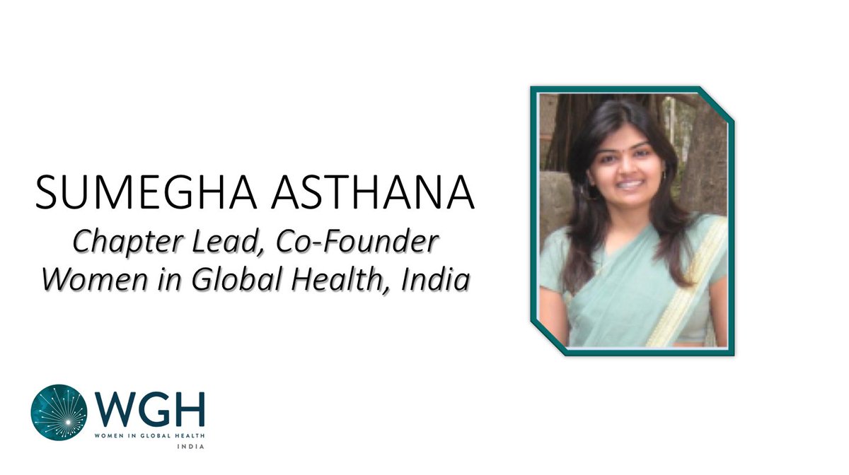 🌟  SPEAKER SPOTLIGHT 🌟

Presenting, Sumegha Asthana, the pillar of our strength! She will be introducing the Women in Global Health- India Chapter at today's session.  

You can still register 👇🏽
docs.google.com/forms/d/e/1FAI…

@womeninGH @womenlifthealth @RoopaDhatt @network_WIPP