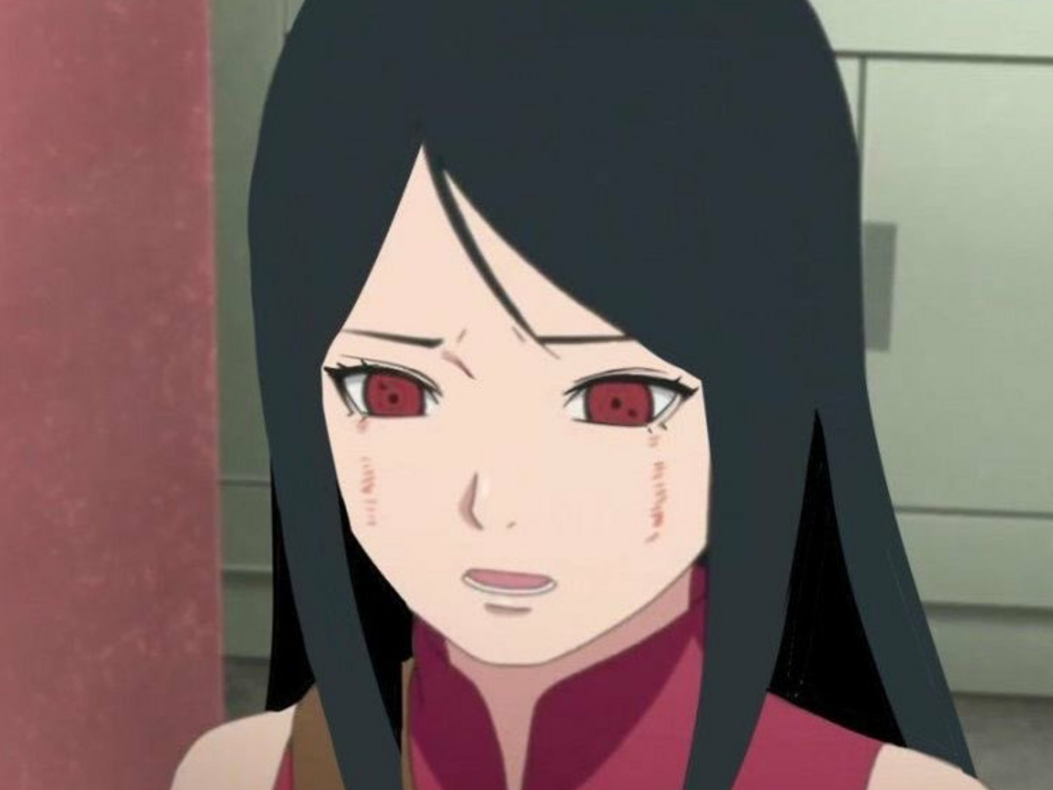 Boruto(♡)Sarada on Twitter: "🔥 Sarada Uchiha 🔥 🔥 Real Vs Edit 🔥 #S...