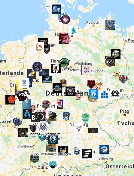 E-Sport Deutschland :
Eine Übersicht aller E-Sport Vereine, Abteilungen, Hochschulgruppen und Organisationen mit lokalem Ansatz.

Darf gerne geteilt oder eingebunden werden.

Wenn jemand fehlt, gerne im Kommentar verlinken.

#esport #esportdeutschland  

bit.ly/3f5NbPt