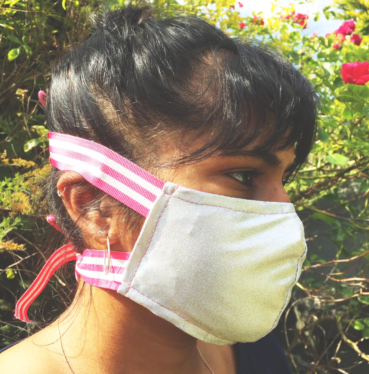 Get in touch directly if you would like to buy a face covering, they are just £6! We have so many different colours including silver and gold.