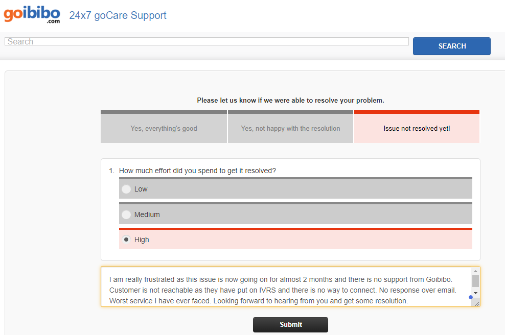 anujjaglan's tweet photo. @goibibo After various follow-up and countless calls to customer care - I am almost losing hope. You guys promised over to looked into this issue but again no luck.
#worstservice  do you have ombudsman in place? https://t.co/NV3txuMIUE