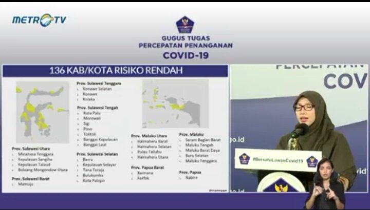 Kep.  Talaud masuk risiko rendah ....