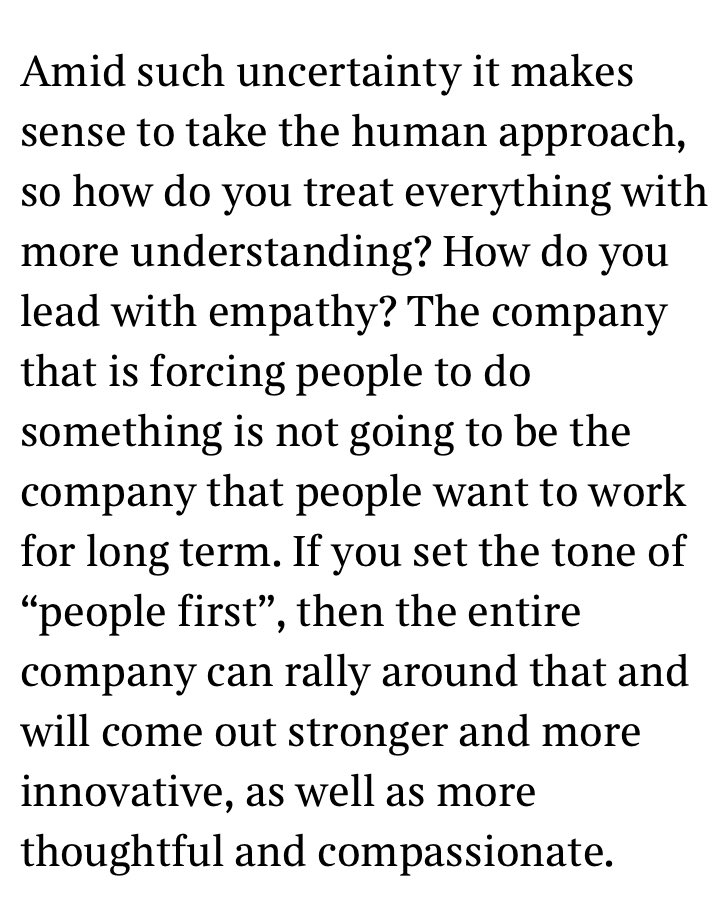 SaraBarrie's tweet image. @Vimeo #CourtneySanchez on leading through these times with a #humanapproach

 #thoughtful #compassionate #humanleadership #peoplefirst