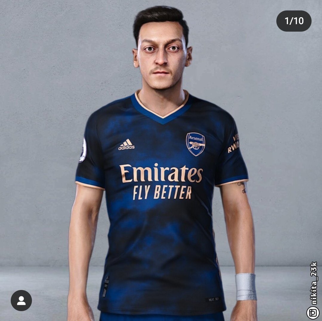 arsenal blue jersey 2020