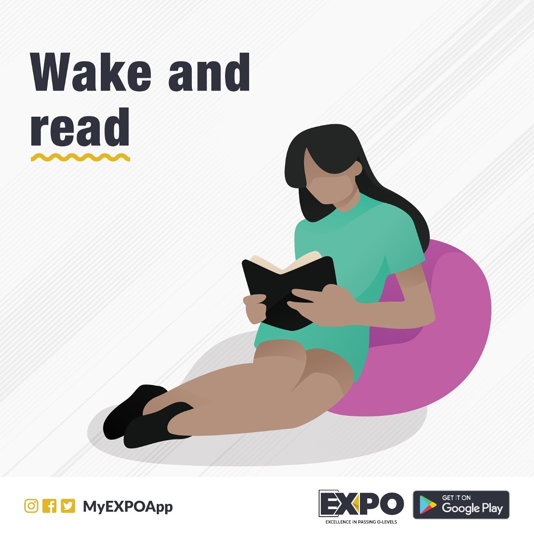 MyEXPOApp's tweet photo. Reading immediately you wake up helps with memory retention and focus. This is because both your mind and body are refreshed and peaceful.
Stay winning, study with MyEXPOApp.
#EXPOLearn
#MyEXPOApp
#EducationCannotWait
#Study4House
#RemoteEducation https://t.co/0bDV0nJINi
