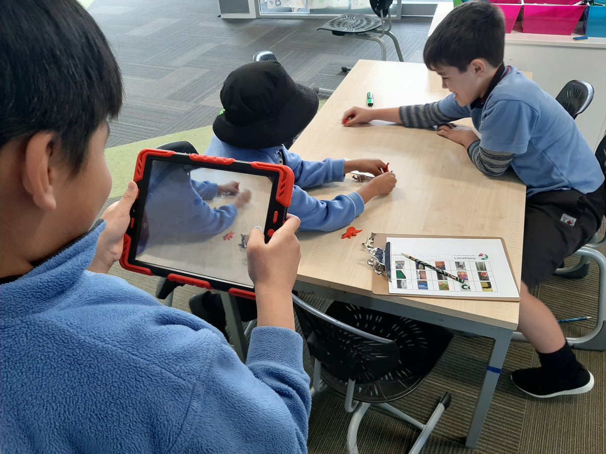 nardiaturner's tweet image. We launched into learning today with "The Great Storytelling Hunt" @StonefieldsSch learners using clues to find locations and use props/tools to listen to OR create own stories #buildingknowledge #collaborativestories