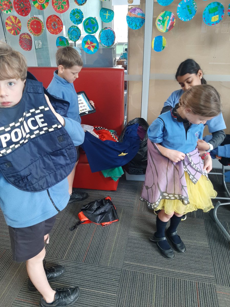 nardiaturner's tweet image. We launched into learning today with "The Great Storytelling Hunt" @StonefieldsSch learners using clues to find locations and use props/tools to listen to OR create own stories #buildingknowledge #collaborativestories