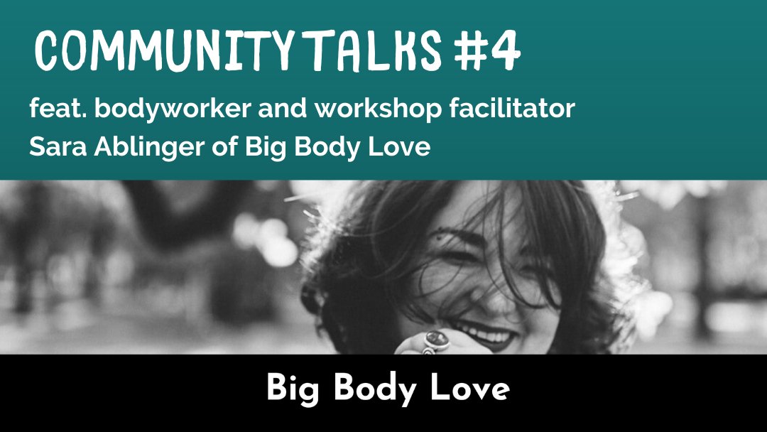 Other Nature Community Talks #4 with Sara Ablinger, tomorrow at 6pm on Instagram Live! instagram.com/othernaturesho… #bodypositivity #bodywork #queer #bigbodylove