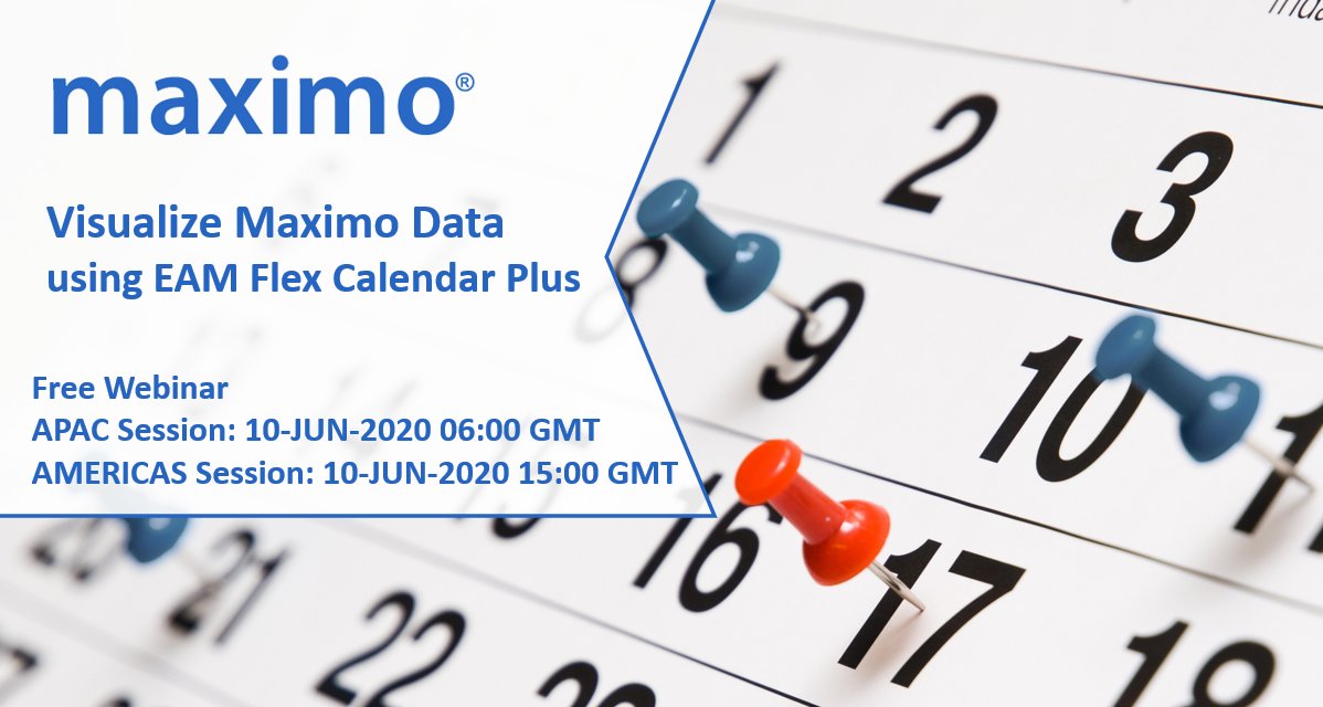 EamSwiss's tweet photo. Amazing new way to visualize data in IBM Maximo. 
Webinar 10-JUN-2020
APAC Session: https://t.co/bLpq5FJsPB
AMERICAS Session: https://t.co/uMJ0RhFvzM
#IBMMaximo #Maximo #EAMSwiss https://t.co/N4G6Qmrnb1