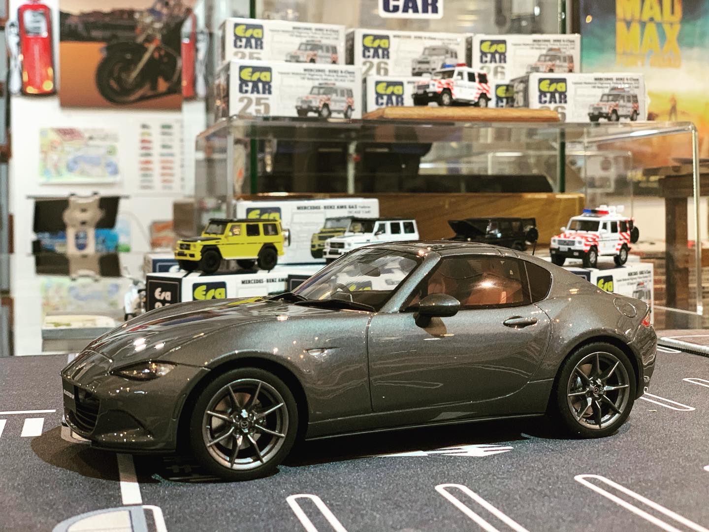 新品KSR18025GR 京商 1/18 マツダ ロードスター RF グレー 500台限定