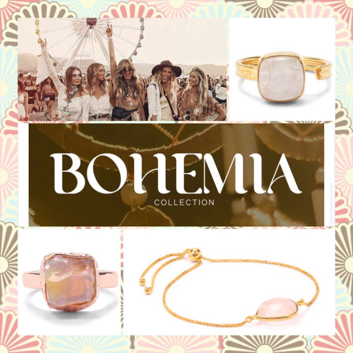 JessFoleyx's tweet photo. My new collection is launching @GEMPORIA on Sat 20th June 8pm Sky 665 Freeview 43 ✨🤍#bohemianstyle #jewellery #gemstonejewellery #gemporia https://t.co/MEaObMOjnZ