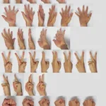 手を描くのが苦手な人必見!そんな時はこの画像!