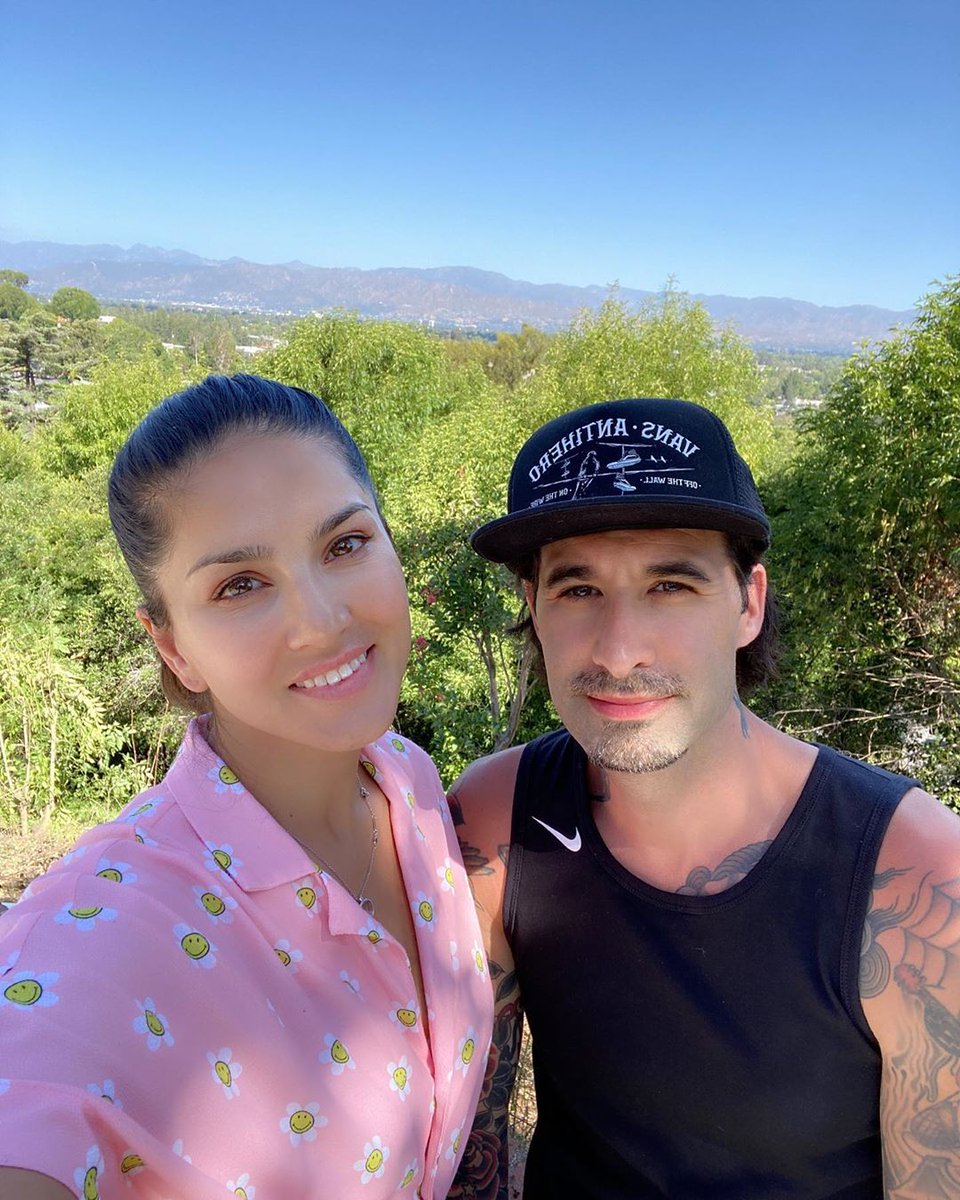 Sunny Leone enjoys 'a beautiful day in the neighbourhood' with Daniel  Weber. See pic | Bollywood - Hindustan Times