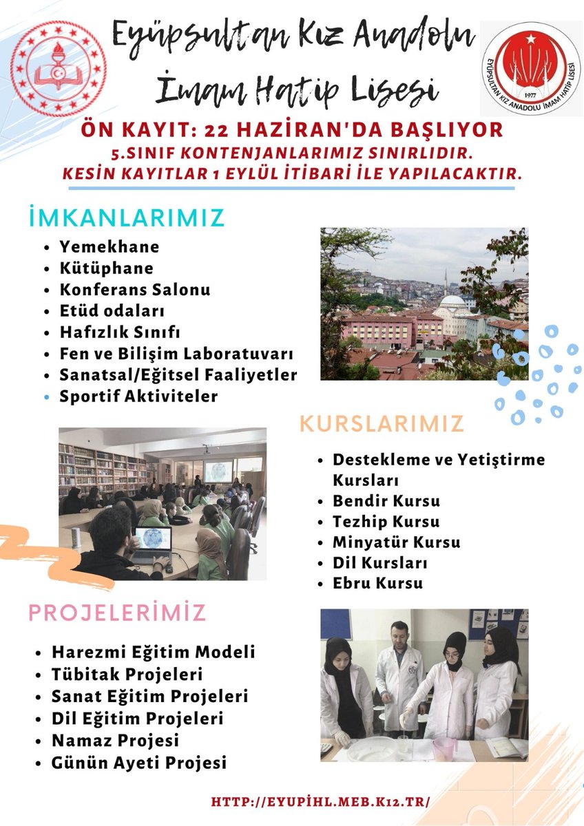 İmam Hatip Ortaokulu Kayıtlarımız