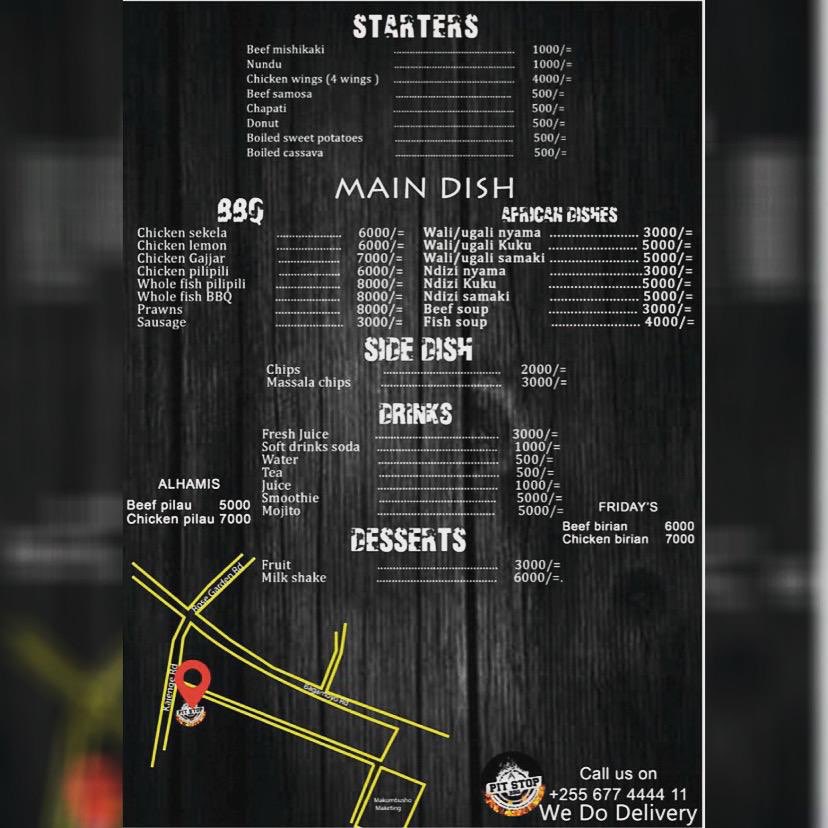 ItsMe_Jabeer's tweet photo. Amkeeeeni #PitStopBBQ is back. 
One of the best food point in town. Na menu imeongezeka imekua yakibabe sna masekela, mishkaki, samaki, bites, juice, ndizi, wali na ugali. Karibuni sana Makumbusho Kajenge Road. Na wale wanangu wa nileteee piga
📞 0677-444411 chaap kwa haraka. https://t.co/zOUVLCUME7