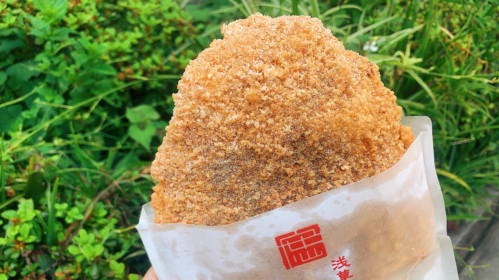 豪快にかぶりつきたくなる！？片手では収まらない巨大唐揚げ！