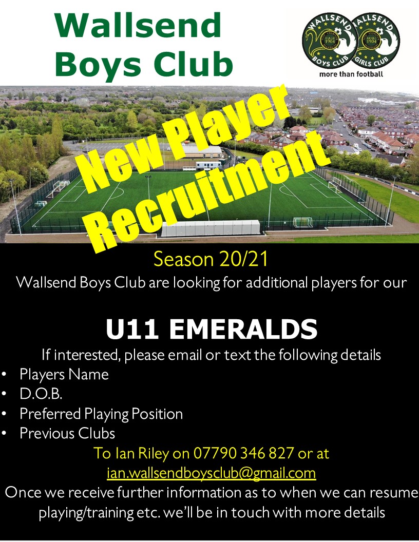 WallsendBoysFC's tweet photo. ⚽️⚽️Player Recruitment⚽️⚽️
We still have opportunities for players looking for a new challenge. Various age groups available. Some age groups require specific positions. Check out the info and get in touch. #Bepartofit 💛💚 https://t.co/ip7Yf6zgP1